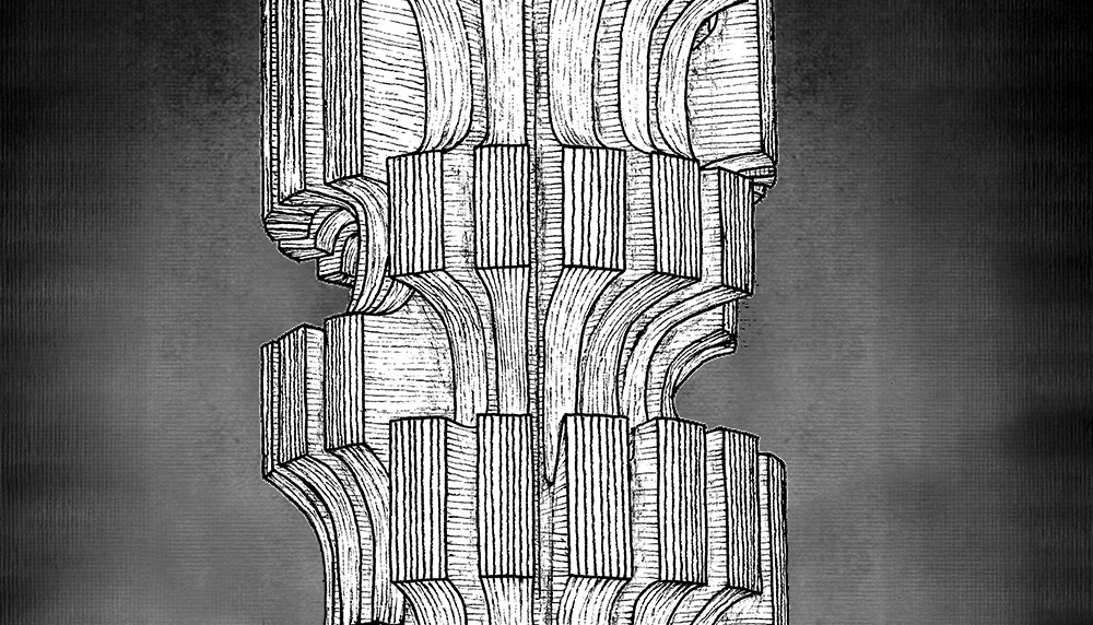 Monuments drawings by Jovana Radujko Brutalizam i Renesansa