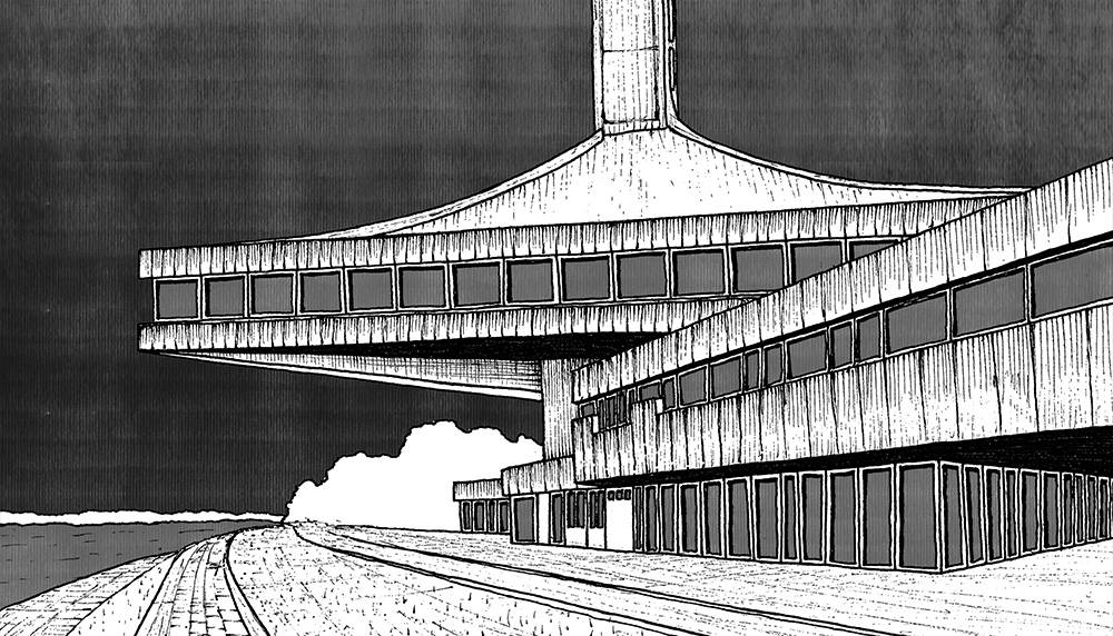 Brutalism drawings by Jovana Radujko, Brutalizam i Renesansa