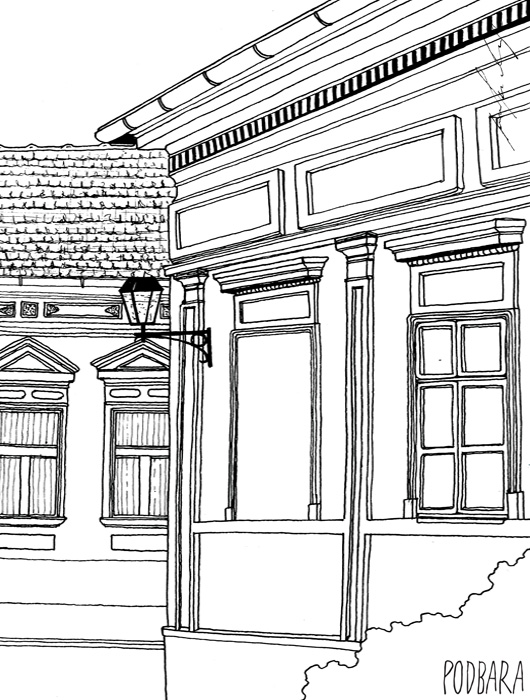 Jovana Radujko drawings for Codecentric project by Sonja Brstina, Gradnja